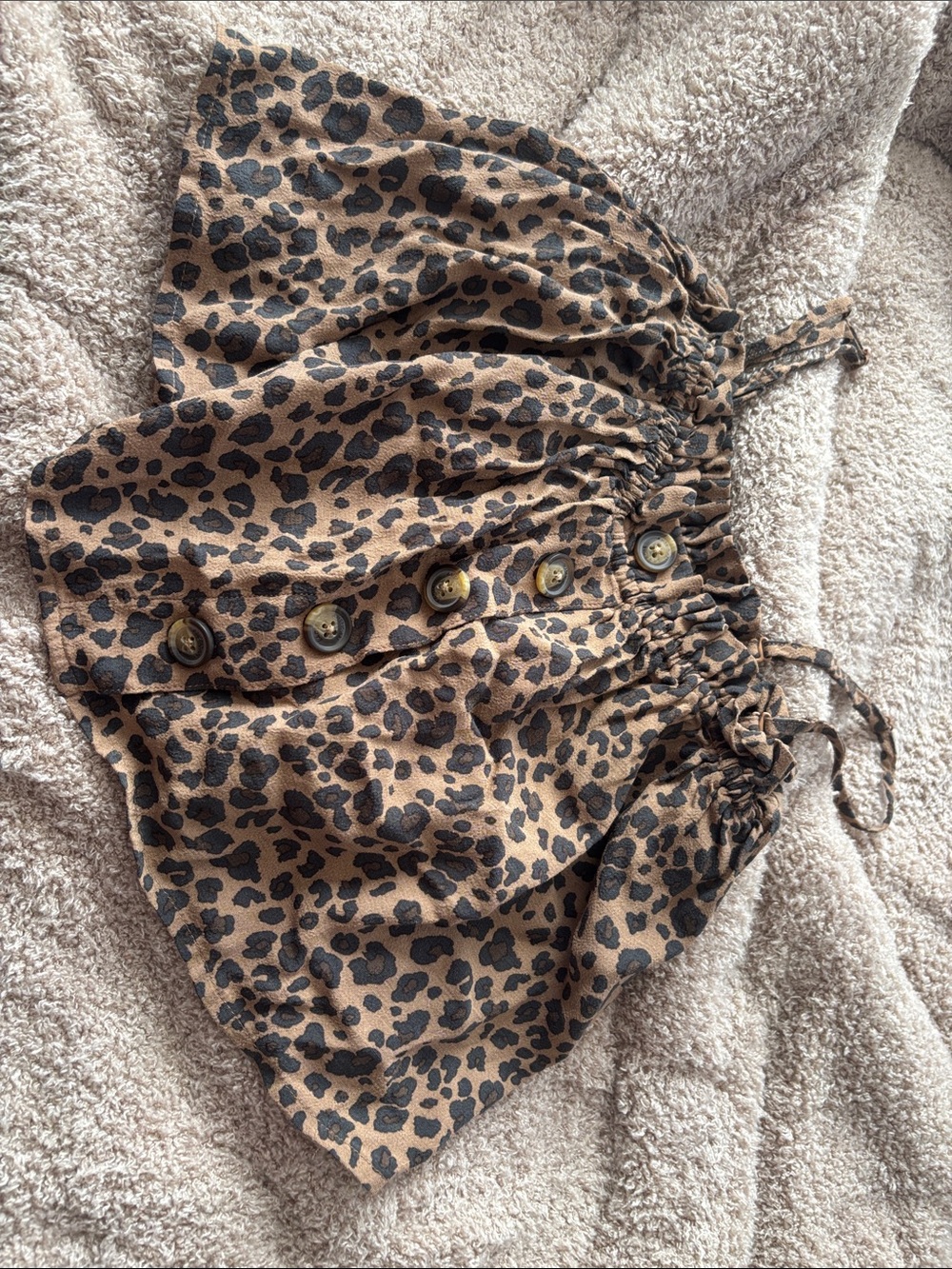 American Eagle Leopard Crop Top